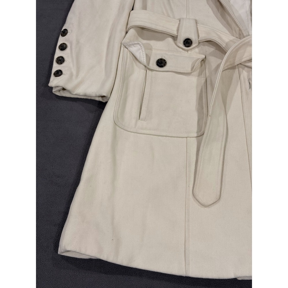 Donnybrook Trench Coat Womens 16 Beige Lined Belted Button Front Casual Outdoor - Picture 5 of 15